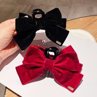 Women's Sweet Simple Style Bow Knot Cloth Hair Claws main image 1