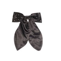 Women's Ig Style Sweet Bow Knot Cloth Pearl Hair Clip main image 5