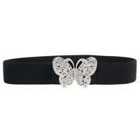 Ig Style Simple Style Butterfly Elastic Band Inlay Rhinestones Women's Corset Belts main image 6