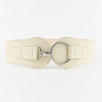 Basic Solid Color Pu Leather Women's Corset Belts sku image 3