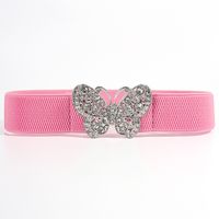 Ig Style Simple Style Butterfly Elastic Band Inlay Rhinestones Women's Corset Belts sku image 2