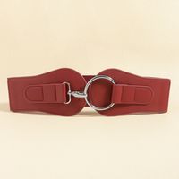 Basic Solid Color Pu Leather Women's Corset Belts sku image 5