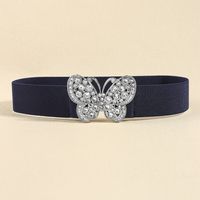 Ig Style Simple Style Butterfly Elastic Band Inlay Rhinestones Women's Corset Belts sku image 4