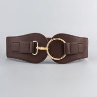 Basic Solid Color Pu Leather Women's Corset Belts sku image 7