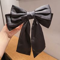 Women's Sweet Simple Style Bow Knot Cloth Hair Clip sku image 1