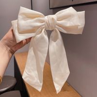 Women's Sweet Simple Style Bow Knot Cloth Hair Clip sku image 2