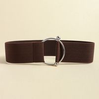 Simple Style Solid Color Elastic Band Women's Corset Belts sku image 5