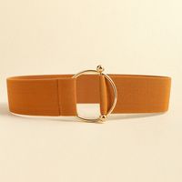 Simple Style Solid Color Elastic Band Women's Corset Belts sku image 11