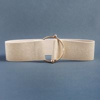 Simple Style Solid Color Elastic Band Women's Corset Belts sku image 18