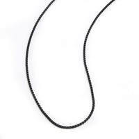 Simple Style Solid Color 304 Stainless Steel Plating Unisex Necklace main image 5