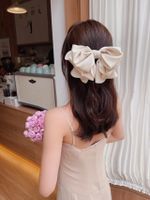 Simple Style Solid Color Bow Knot Cloth Hair Clip sku image 5