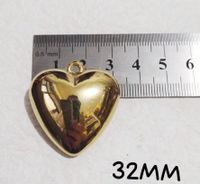 Simple Style Round Heart Shape Plastic Plating Charms sku image 29