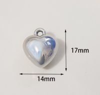 Simple Style Round Heart Shape Plastic Plating Charms sku image 26