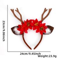 Christmas Cartoon Style Cute Christmas Hat Santa Claus Plastic Party Headband sku image 6