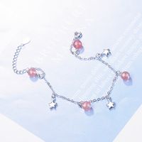 Copper Basic Modern Style Simple Style Inlay Round Star Artificial Crystal Bracelets main image 5