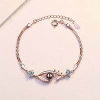 Simple Style Eye Copper Zircon Bracelets In Bulk main image 5