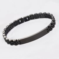 Simple Style Solid Color 304 Stainless Steel Plating Unisex Bracelets sku image 3