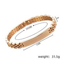 Simple Style Solid Color 304 Stainless Steel Plating Unisex Bracelets main image 2