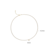 Elegant Round Imitation Pearl Sterling Silver Plating Gold Plated Pendant Necklace main image 2