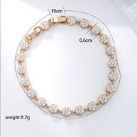Luxurious Xuping Geometric Alloy Plating Inlay Artificial Rhinestones 18k Gold Plated Women's Bracelets main image 6