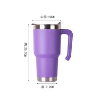 Casual Solid Color Stainless Steel Water Bottles 1 Piece sku image 8