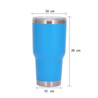 Casual Solid Color Stainless Steel Water Bottles 1 Piece main image 2