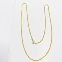 Vintage Style Simple Style Commute Solid Color Copper 14k Gold Plated White Gold Plated Necklace In Bulk sku image 3