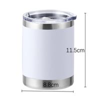 Casual Solid Color Stainless Steel Water Bottles 1 Piece sku image 1