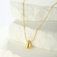Stainless Steel Elegant Plating Solid Color Pendant Necklace main image 5