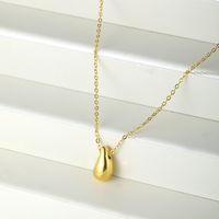Stainless Steel Elegant Plating Solid Color Pendant Necklace main image 4