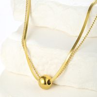 Stainless Steel Elegant Plating Solid Color Pendant Necklace main image 4