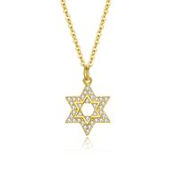 Simple Style Star Sterling Silver Plating Inlay Zircon Pendant Necklace main image 7