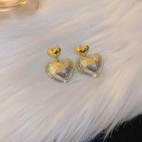 Real Gold Electroplating Mermaid Pearl Earrings Korean Long Ear Buckle Earrings sku image 27