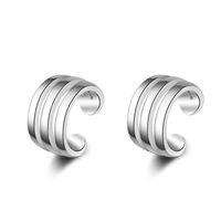 1 Pair Basic C Shape Plating Copper Ear Cuffs main image 3