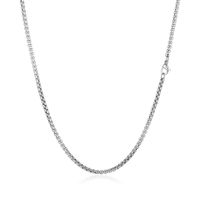 Simple Style Streetwear Solid Color Stainless Steel Plating Necklace sku image 1