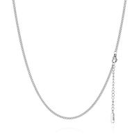 Simple Style Streetwear Solid Color Stainless Steel Plating Necklace sku image 2