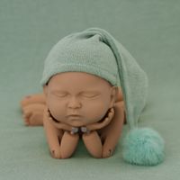 Baby Mädchen Babys Einfacher Stil Einfarbig Pompons Babymütze sku image 9