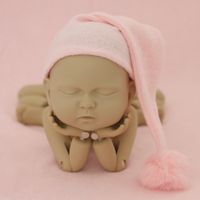 Baby Mädchen Babys Einfacher Stil Einfarbig Pompons Babymütze sku image 11