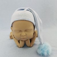 Baby Mädchen Babys Einfacher Stil Einfarbig Pompons Babymütze sku image 12