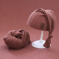 Baby Girl's Baby Boy's Cute Solid Color Baby Hat main image 5