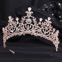 Fashion Geometric Alloy Inlay Rhinestones Crown 1 Piece sku image 4