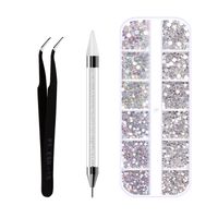 Simple Style Solid Color Arylic Nail Tools 1 Set sku image 1