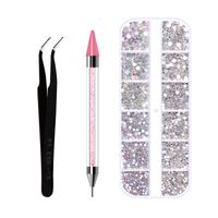 Simple Style Solid Color Arylic Nail Tools 1 Set main image 1