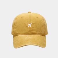 Unisex Simple Style Airplane Embroidery Curved Eaves Baseball Cap sku image 1