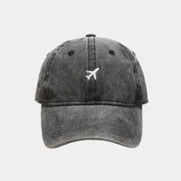 Unisex Simple Style Airplane Embroidery Curved Eaves Baseball Cap sku image 3
