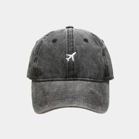 Unisex Simple Style Airplane Embroidery Curved Eaves Baseball Cap main image 5