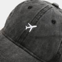 Unisex Simple Style Airplane Embroidery Curved Eaves Baseball Cap main image 4