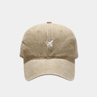 Unisex Simple Style Airplane Embroidery Curved Eaves Baseball Cap sku image 2