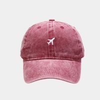 Unisex Simple Style Airplane Embroidery Curved Eaves Baseball Cap sku image 4