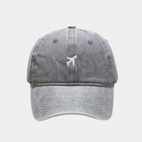 Unisex Simple Style Airplane Embroidery Curved Eaves Baseball Cap sku image 5